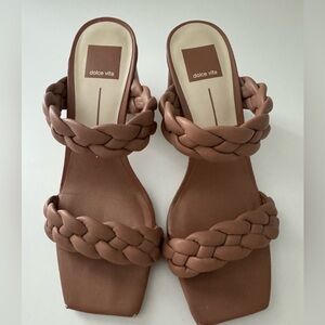 Dolce Vita Women's Brown Braided Sandals Size 8.5